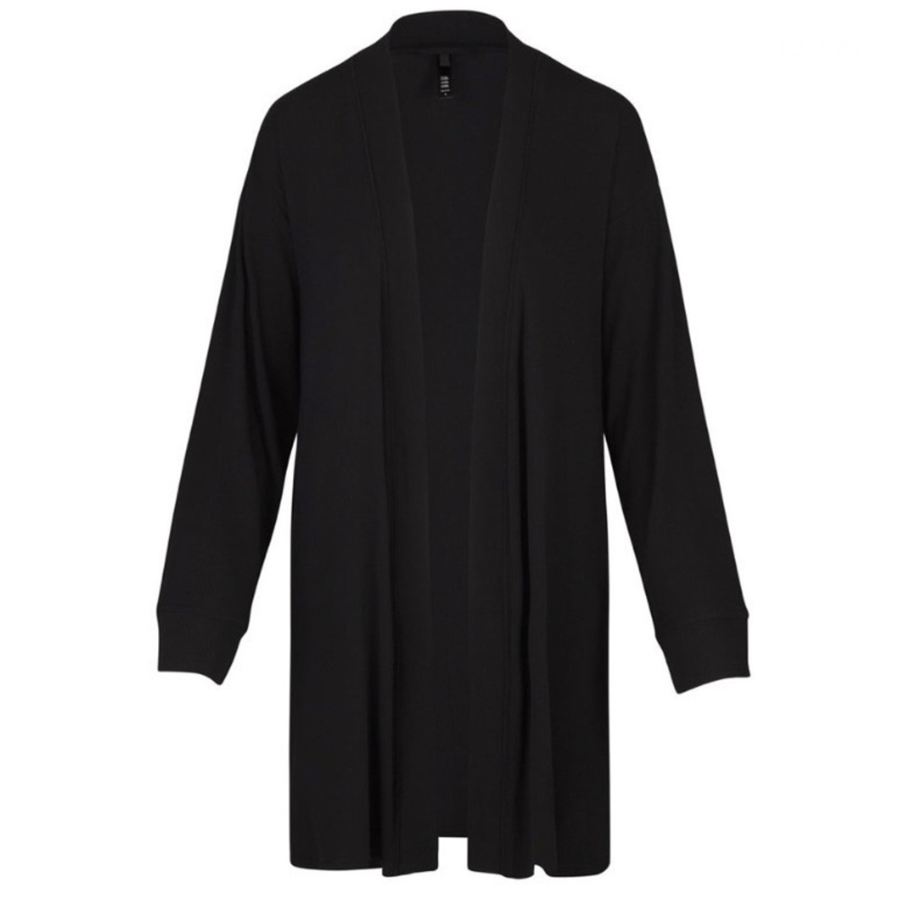 SKIMS Soft Lounge Robe Cardigan Black Onyx Medium